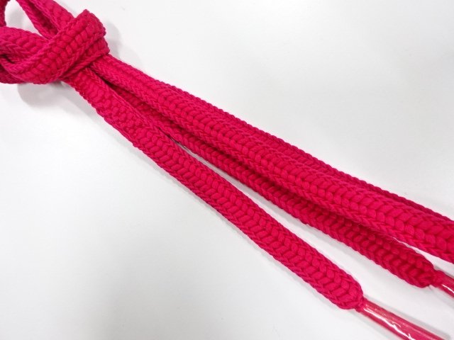 JAPANESE KIMONO / UNUSED HAND-TIED OBIJIME
